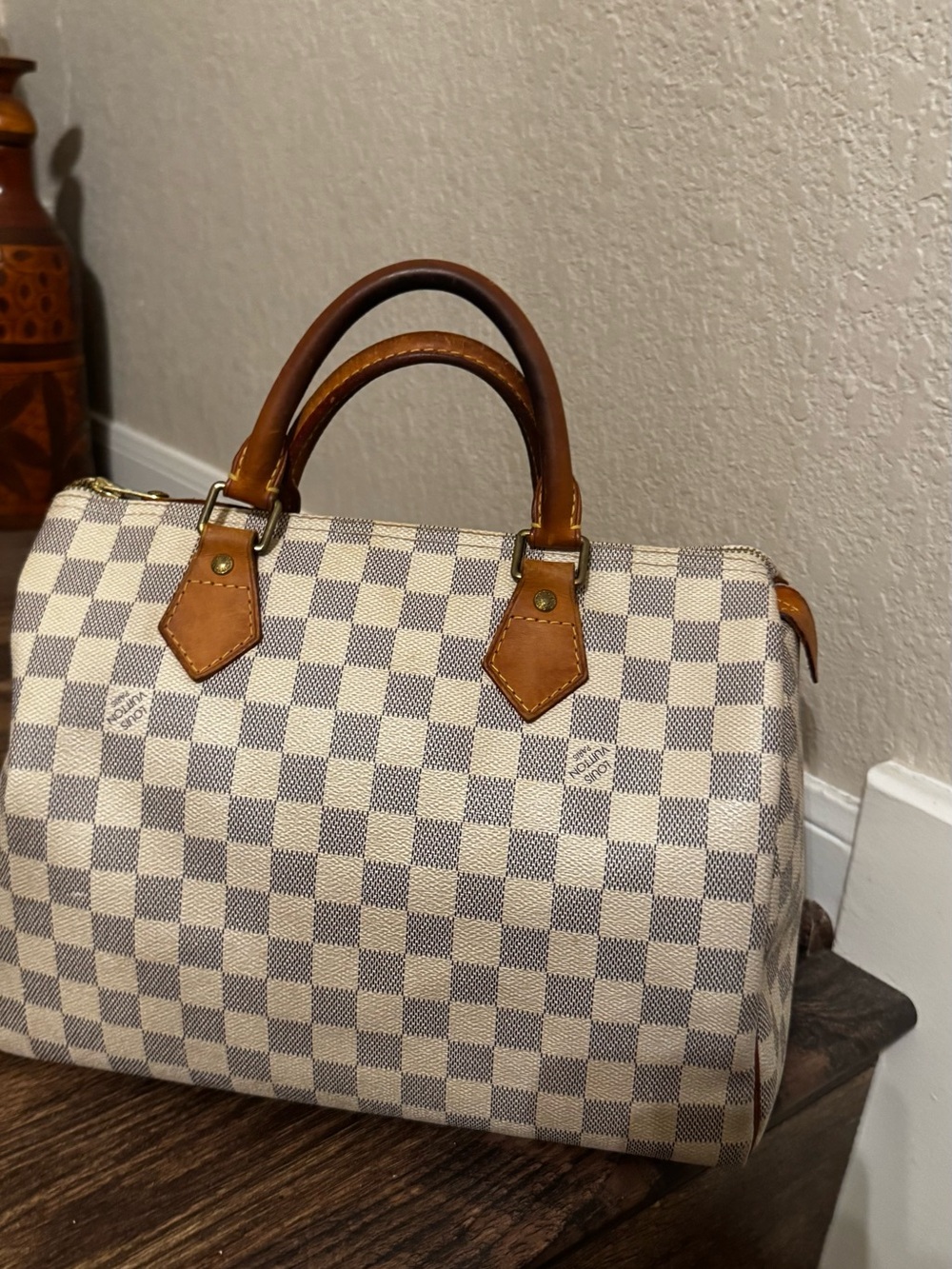 Louis Vuitton Damier Azur Satchel 30
